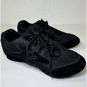 Sansha Skazz Salsette‎ 1 Jazz Sneakers Unisex Size 14M Suede/Mesh Upper